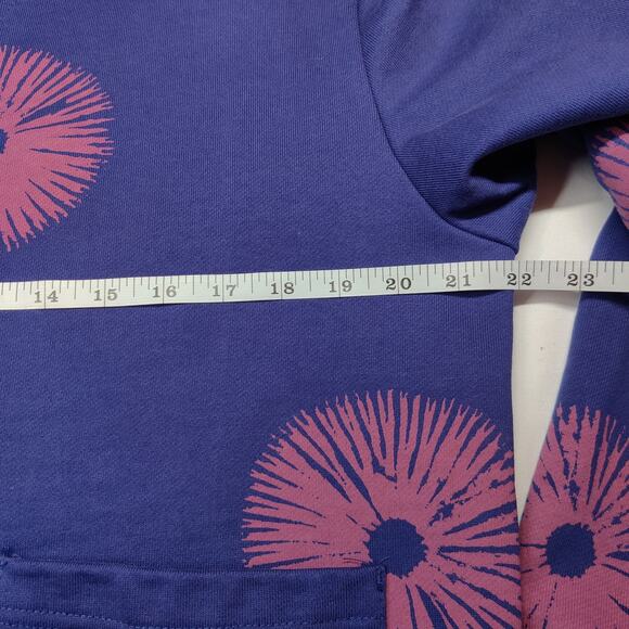 Pleasures Now Freeze Blue Cardigan Sweater Spore Print Large Streetwear Indie - Picture 10 of 13